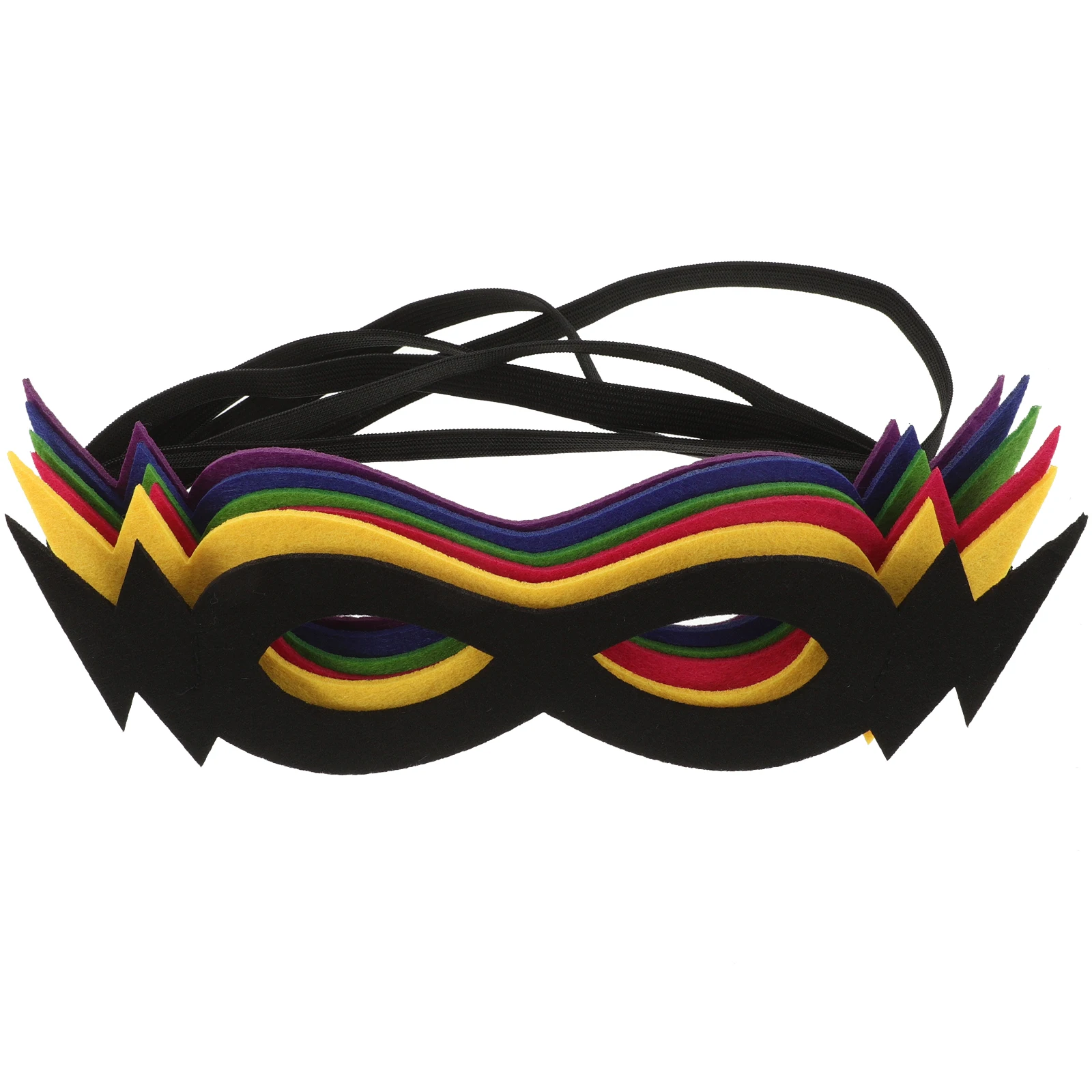 6 قطع من قناع العين نصف وجه للأطفال، أقنعة تنكرية مبتكرة لحفلات الهالوين، أقنعة تنكرية للأطفال، كرة تنكرية #4