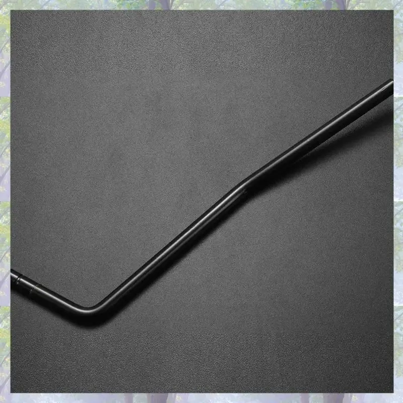 2X نمط الإدراج المباشر الغيتار الكهربائي Tremolo Arm Whammy Bar - كروم - أسود / إدراج جزء القطر 6 مم