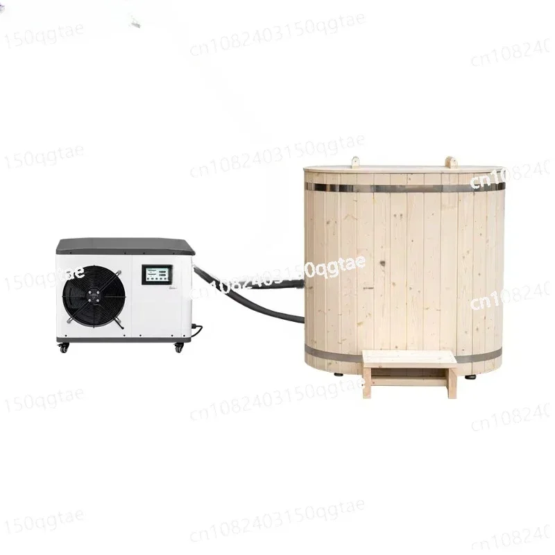 New Design Wooden Outdoor Cold Plunge Tub Portable Chiller Recovery Pod - Insulated Ice Bath Tupe Optional