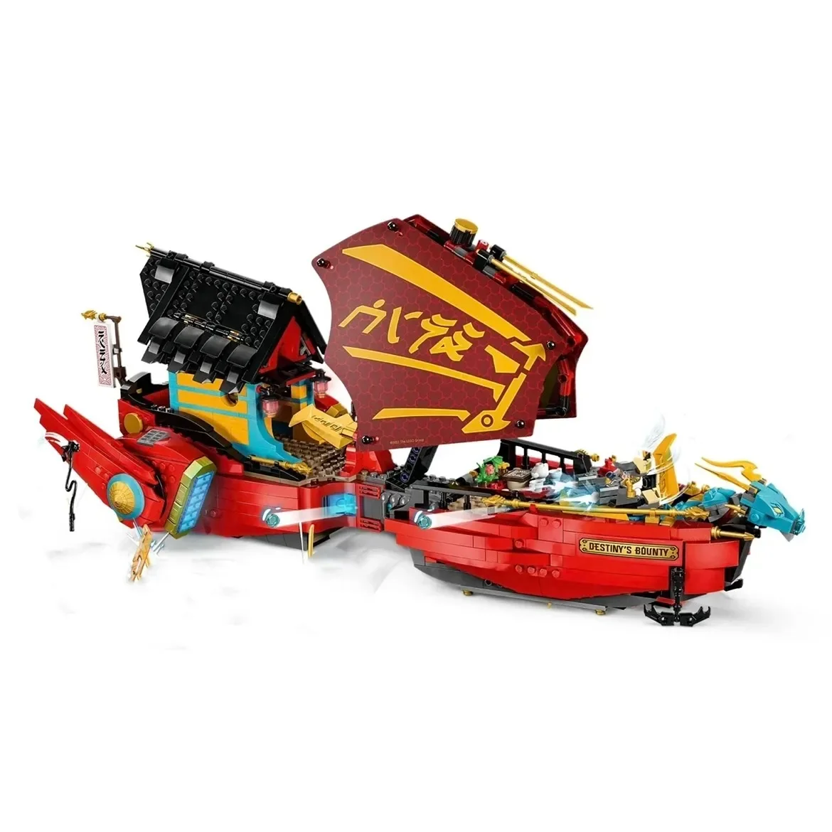 Destiny Boat Bounty Ship  Race Against Time Compatible 71797 Building Blocks Kit Bricks Toys For Boys Children Christmas Gifts