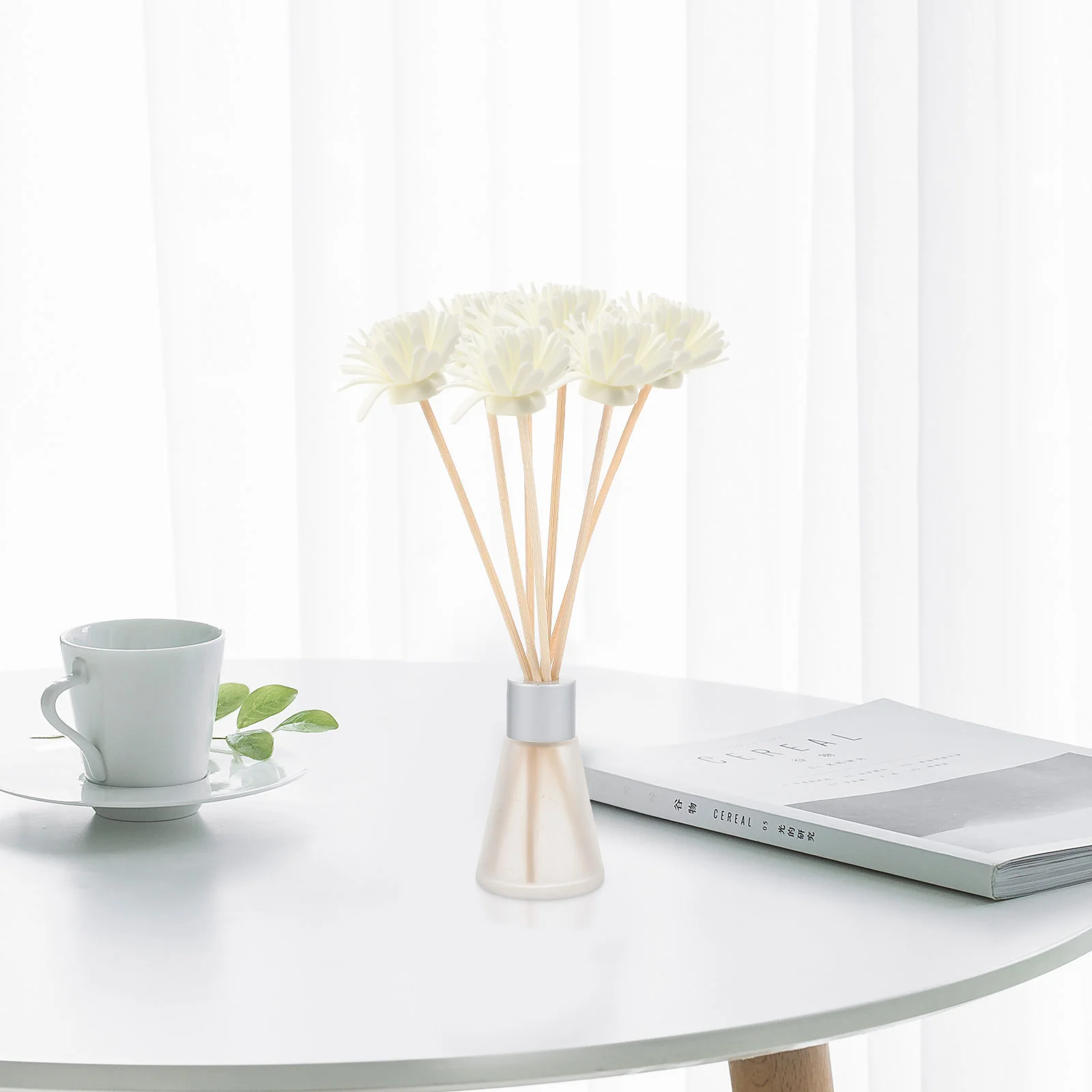 10 Pcs Rattan Diffuser Sticks Aroma Essential Oil Scent Home Chrysanthemum Prom Bridesmaid