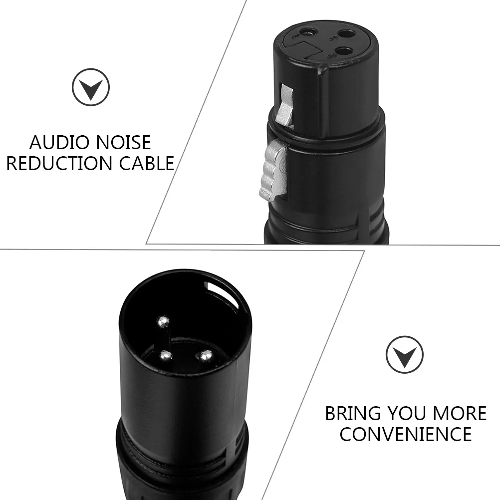 

3 Meter 3 Pin Xlr to Xlr Cable Durable Nylon Metal Mic Wire Clear Audio Transmission Microphone Cable Microphone Supply