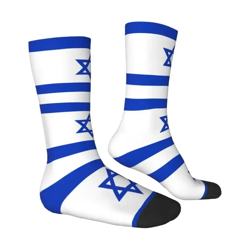 Y2K Flag Of Israel Men'S Crew Unisex Fun Patriotic Spring Summer Autumn Winter Dress Socks