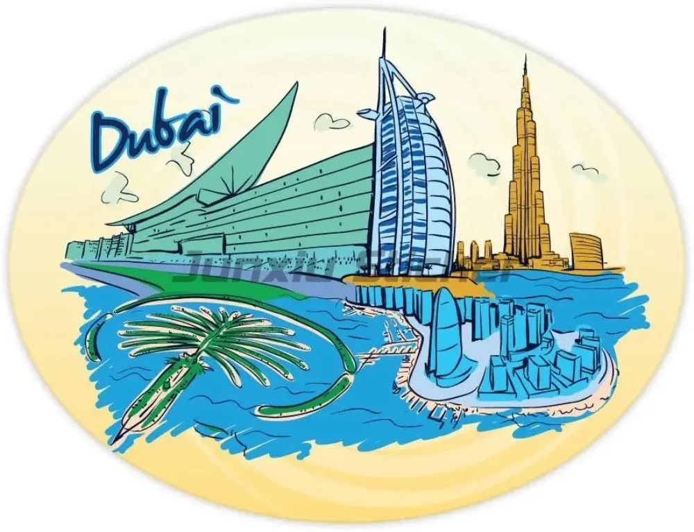 

Dubai Country Flag Vinyl Motorcycle Car Styling Laptop Room Truck Window Van Wall Glass Helmet PVC Decoration Accessories Decal