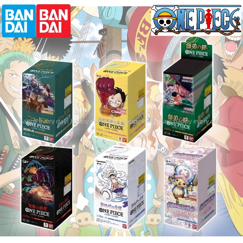 

100% Genuine BANDAI Full Series One Piece Card Game OP01-OP12 FB01-FB06 Romance Dawn JAPAN Anime TCG Booster BOX Collection Card