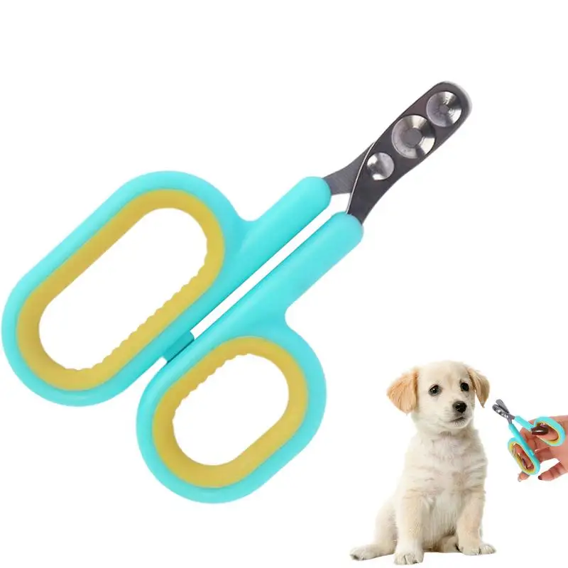 Puppy Nail Clippers Small Pets Nail Trimmer Clipper Small Round Hole Scissors Pet Anti-Injury Trimmer Professional Grooming Tool