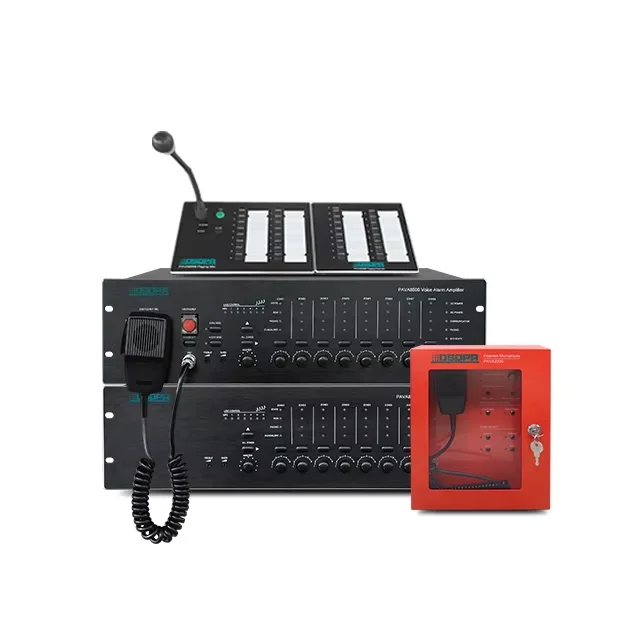 

EN Standard Fire Alarm System with Wall Mount Emergency Paging Microphone