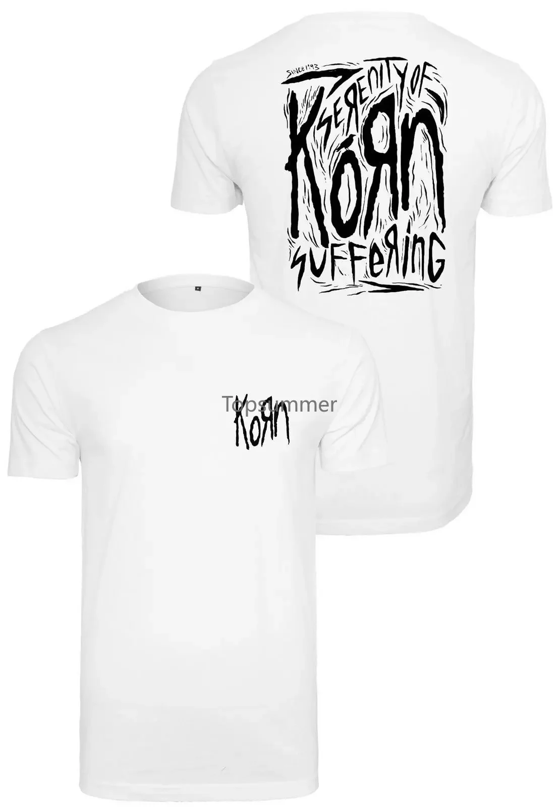 Merchcode Jersey Men'S T-Shirt Short Sleeve Korn Suffering Tee