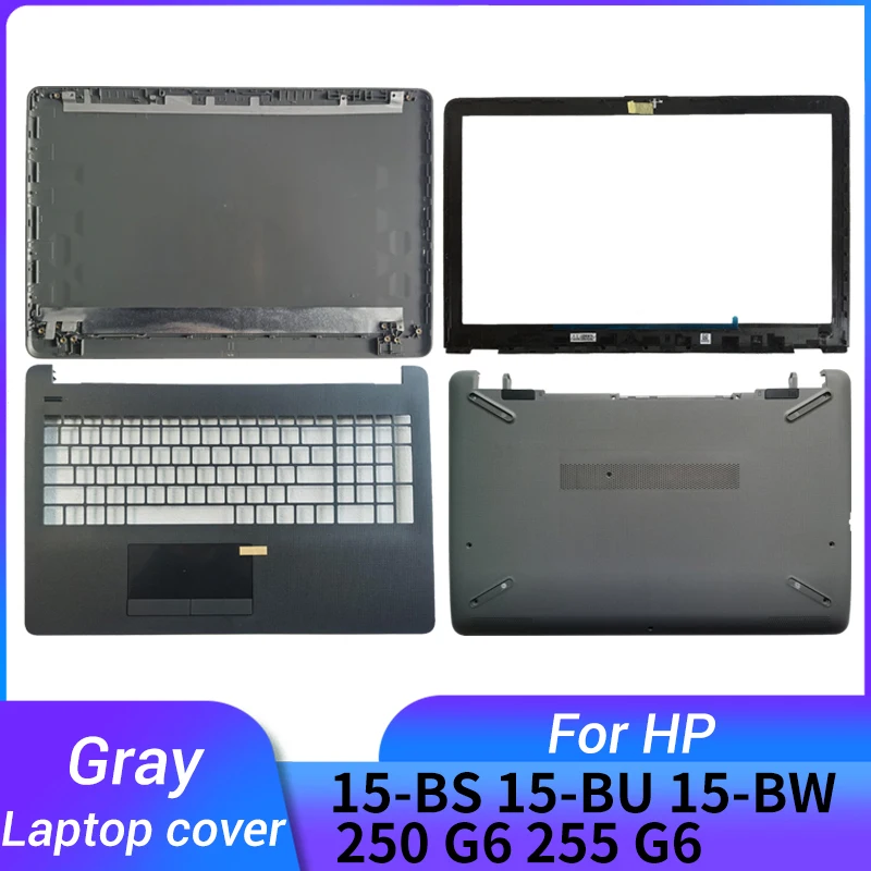 laptop lcd tampa traseira moldura frontal palmrest superior caixa inferior hp 15 bs 15 bu 15 bw 250 g6 255 g6 tpn c129 tpn c130 novo 01