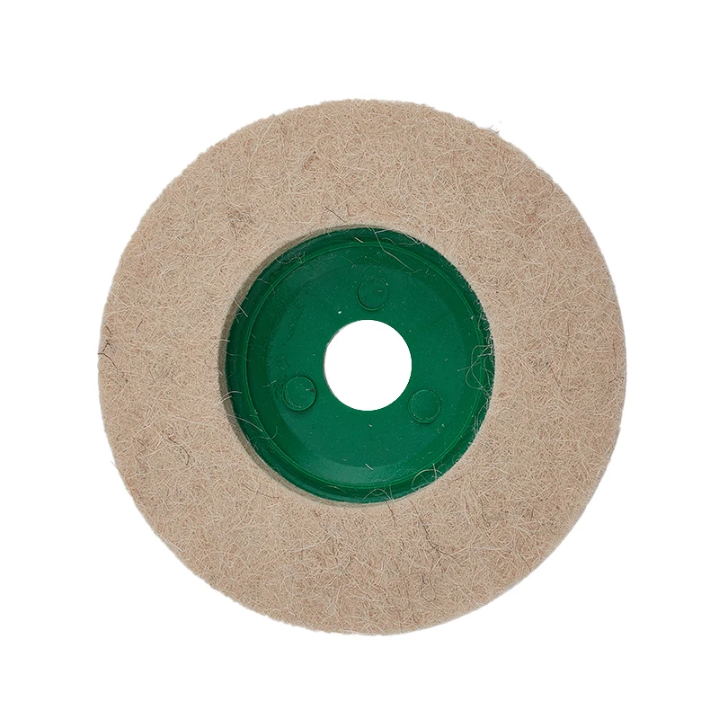 Almohadillas de pulido de rueda de pulido de lana, disco de pulido de fieltro de rueda de amoladora angular de 100x8mm para Metal, mármol, vidrio y cerámica, 1 pieza
