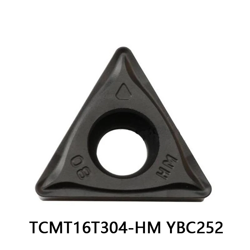 

100% Original TCMT16T304-HM YBC252 TCMT 16T304 Carbide Inserts TCMT16T304 HM Lathe Cutter Tools Metal External Turning Tool CNC