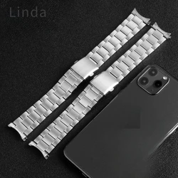 Solid Stainless Steel Watch Strap for Casio Swordfish 22mm MTP-1374/MTP-1375/Vd01 Series Smooth Frosted Waterproof Accessories