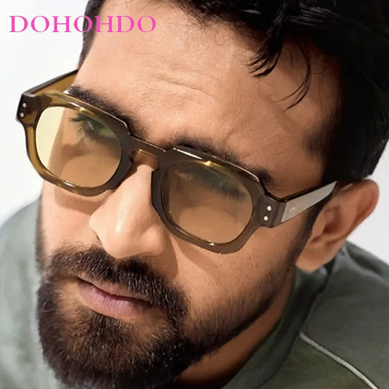 

Vintage Small Square Rivet Decoration Women Sunglasses Classic Brand Designer Men Sunglass Outdoor Travel Driving Eyewear UV400