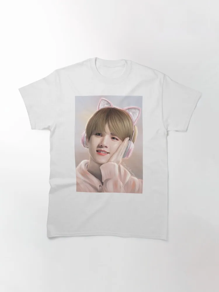 Kitty Baekhyun Classic T-Shirt Funny Short Sleeve Tshirt Streetwear New Fashion Top Tees