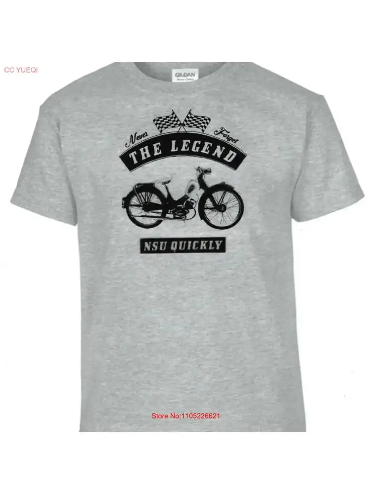 AliExpress CC YUEQI T shirt NSU Quickly bike motorcycle youngtimer vintage car Washed Versatile fashion Breathable graphic designer clothes homme