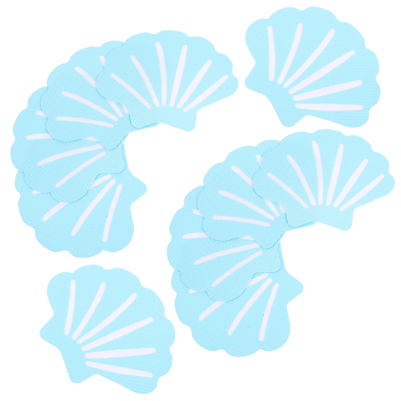 

12Pcs Easy Apply Anti Slip Bathroom Stickers Shell Shape Bathtub Non Skid Strips for Shower Pool Stair Protection