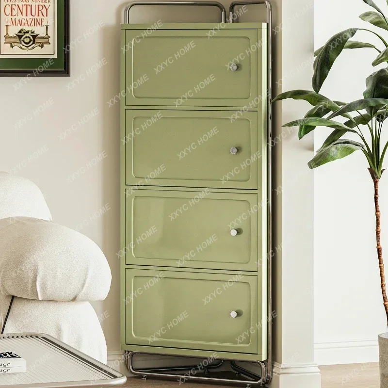 Solid Wood Simplicity Corner Cabinet Small Apartment Living Room Locker Triangle Wall Shelf