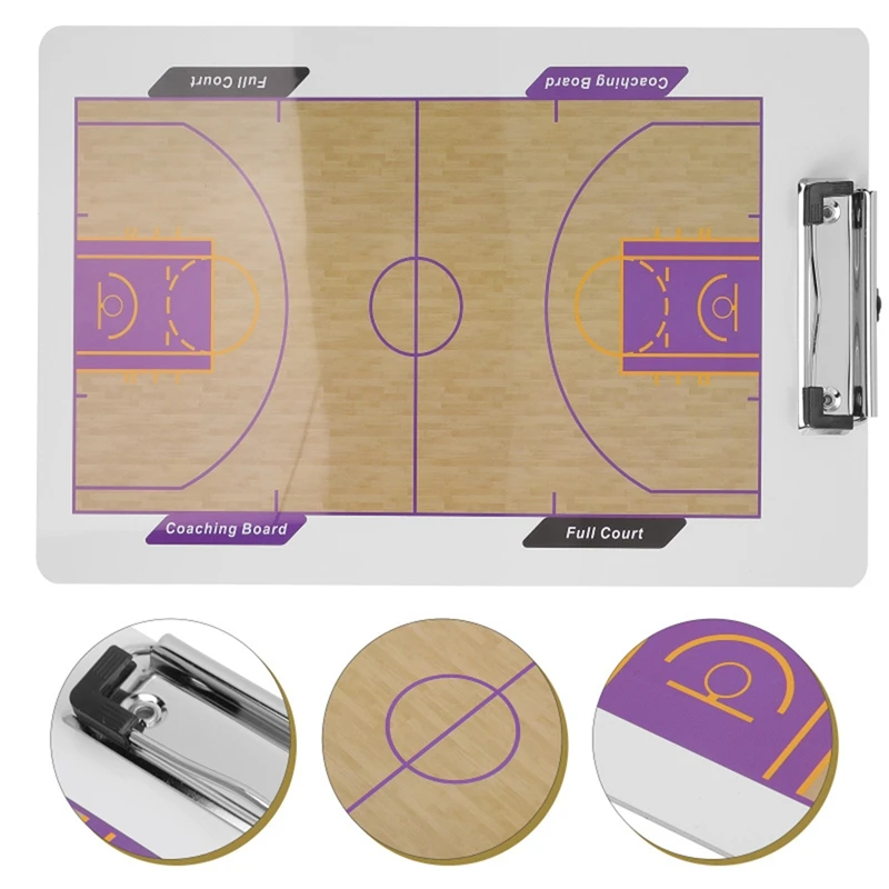 1 Stück Basketball Board Taktik Coaching Board trocken abwisch bare Trainer Zwischen ablage Basketball Board