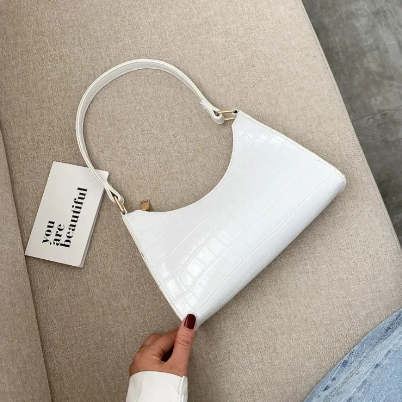 

2023 Fashion Women's Bag Retro Casual Women Totes Shoulder Bags Female Leather Solid Color Chain Handbags for Women Сумки