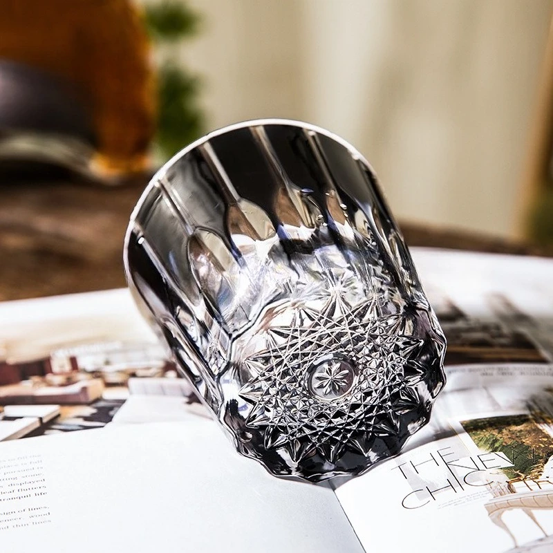 

Colorful Crystal Whiskey Glass Set Ins Starry Wine Cup High Value Drinking Glasses