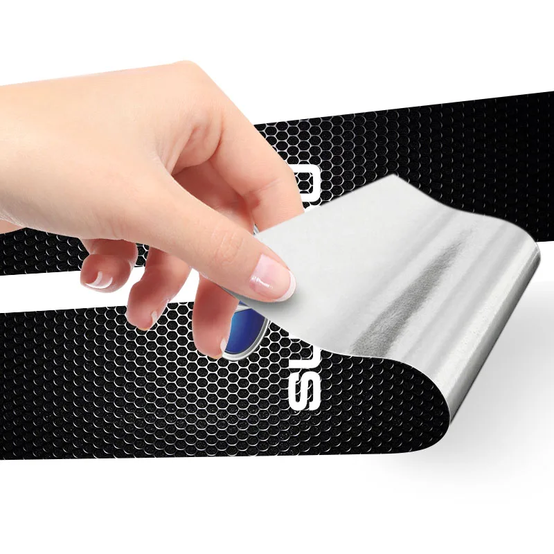 2 قطعة سيارة B-عمود مركز العمود PET الشارات شعار ملصقات ثلاثية الأبعاد لسوبارو WRX فورستر Outback Crosstrek ليجاسي امبريزا ليفورج #3