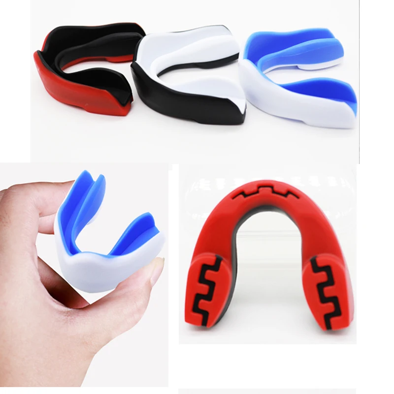 Adult Sports Eva Mouthguard Boxing Tooth Protection Set Mma Fighting Mouth Gear Basketball Football Mouthguard Muay Thai Braces