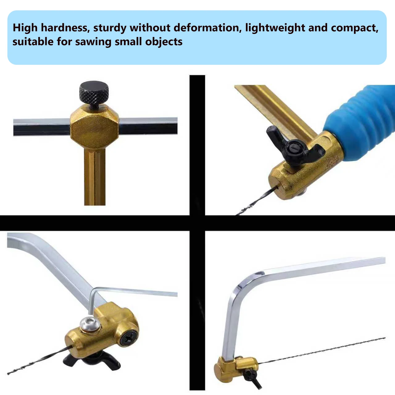 CMCP قابل للتعديل المنشار القوس U نوع المنشار القوس أداة القطع لمقبض خشبي من المجوهرات إطار المنشار أدوات يدوية إطار منشار المجوهرات