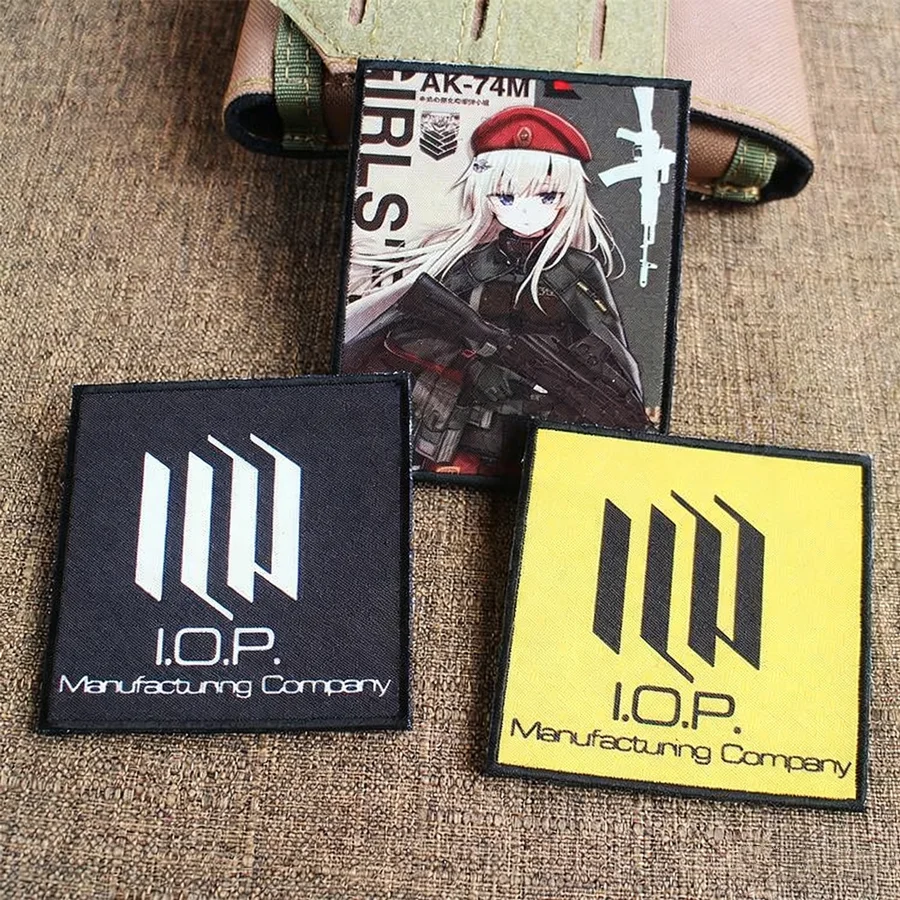 Нашивка Frontline для девочек с принтом IOP AK-74M 404, тактический значок DEFY, аниме Griffin Rebellion Team для украшения сумки для одежды