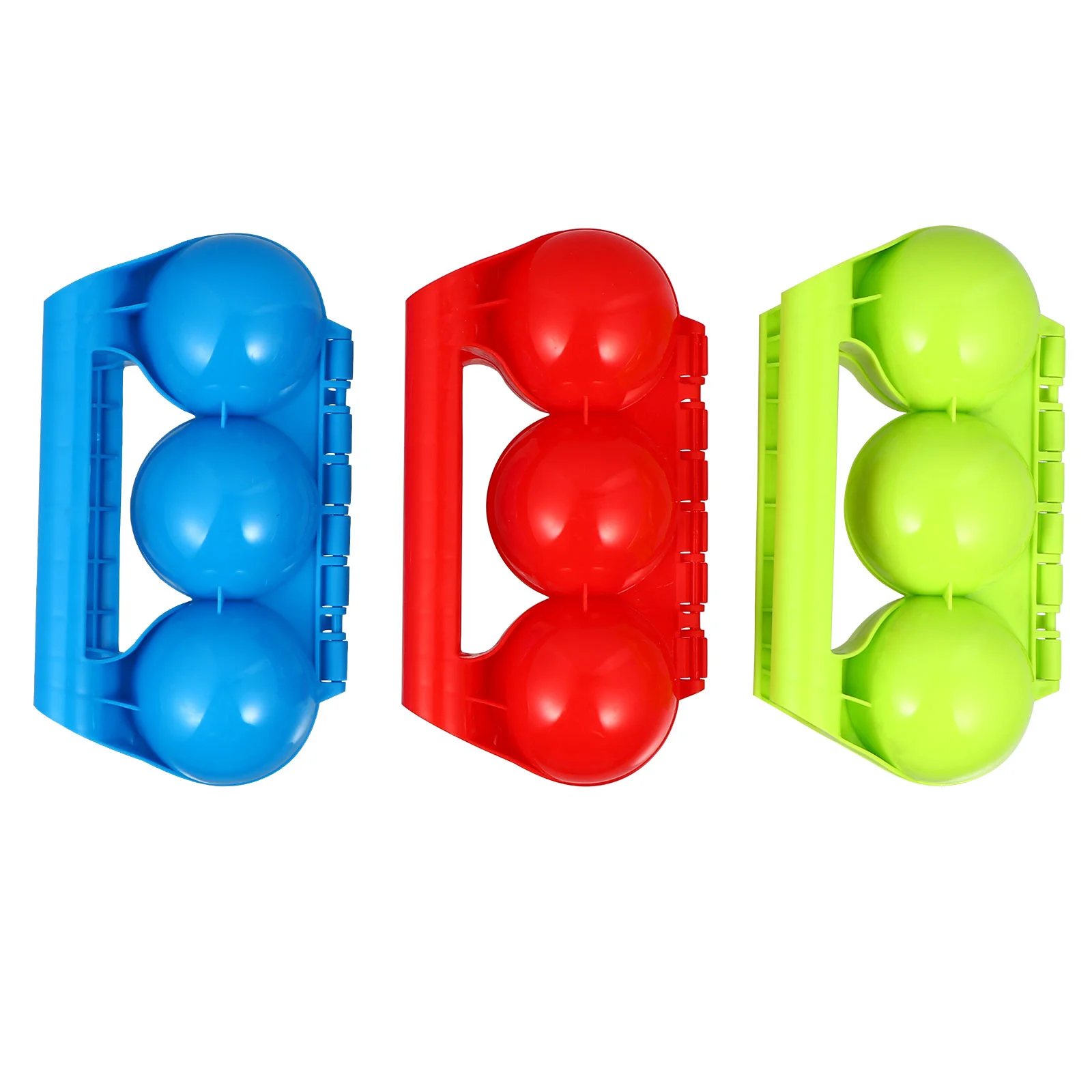 3 uds Clip de bola de nieve Baller arena juguetes para niños divertido molde para niños abrazadera juego con