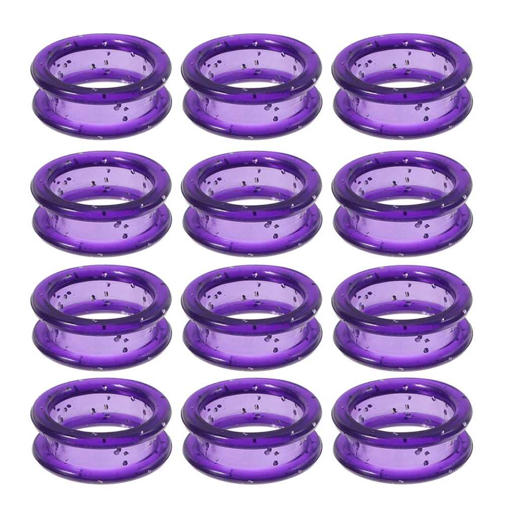 

20 Pcs Hairdressing Scissors Ring Cutting Finger Grooming Inserts Modify Protector Silica Gel Barber Rings Shear Thumb