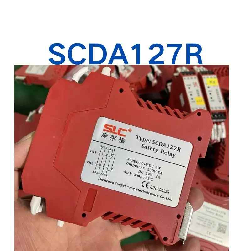 Second hand safety relay SCDA127R tested OK and shipped quickly