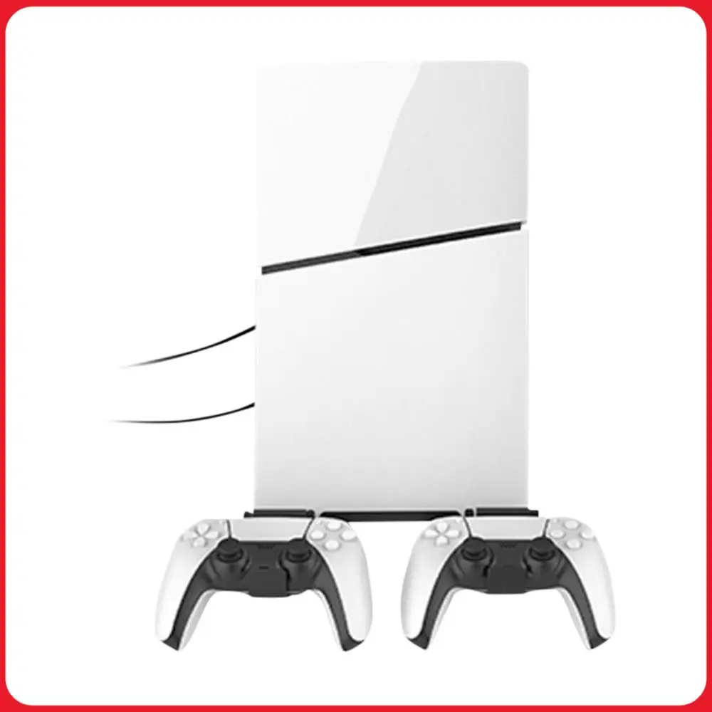 Wall Mount Kit Console Stand with Controller Holder Vertical Stand Storage Stand for  Slim Digital Edition and Disc Edition