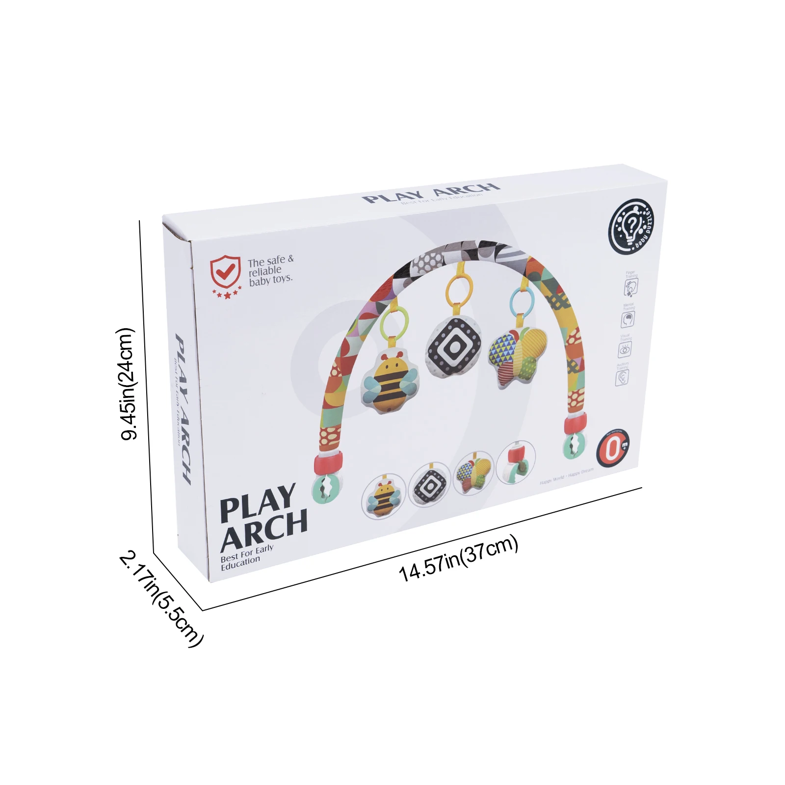 Baby Kinderwagen Bogen Spielzeug Weiches Tuch Spielzeug Kinderwagen Aktivität Türsteher Spielzeug Sensorische Entwicklung Bogen Neugeborene Autositz Spielzeug Feinmotorik