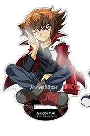 Anime YuGiOh Yugi Muto Kaiba Seto Yuya Sakaki Yusei Fudo Yusaku Fujiki Figure Doll Game Yu-Gi-Oh! Regalo giocattolo modello Stand acrilico