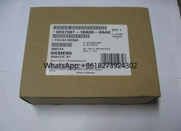 

1 PC New PLC 6ES7307-1BA01-0AA0 In Box