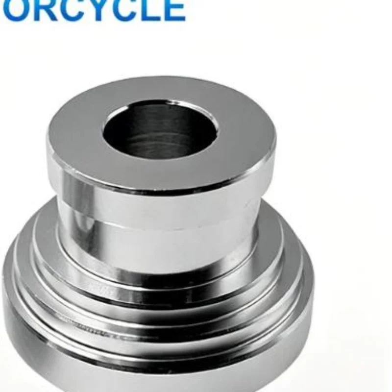 Aluminum Alloy Motorcycle Wheel Hub Covers Rustproof Polished Surface Precise Fit For Motorbike Modification Repair