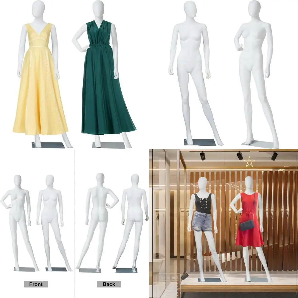 

Реалистичный набор манекенов всего тела с подставкой для демонстрации одежды, манекен торса длиной 6 футов в женском платье