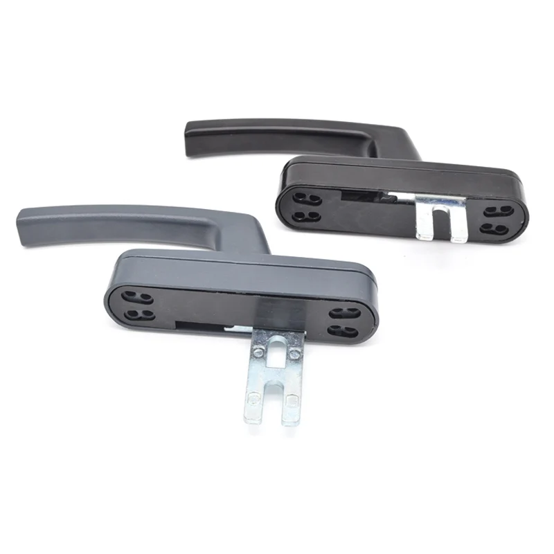 Imagem -04 - Liga de Alumínio de Aço Plástico Maçaneta da Porta Deslizante Janela Vidro Drive Knob Gabinete Banheiro Varanda Puxar Ferragem do Agregado Familiar 80 mm