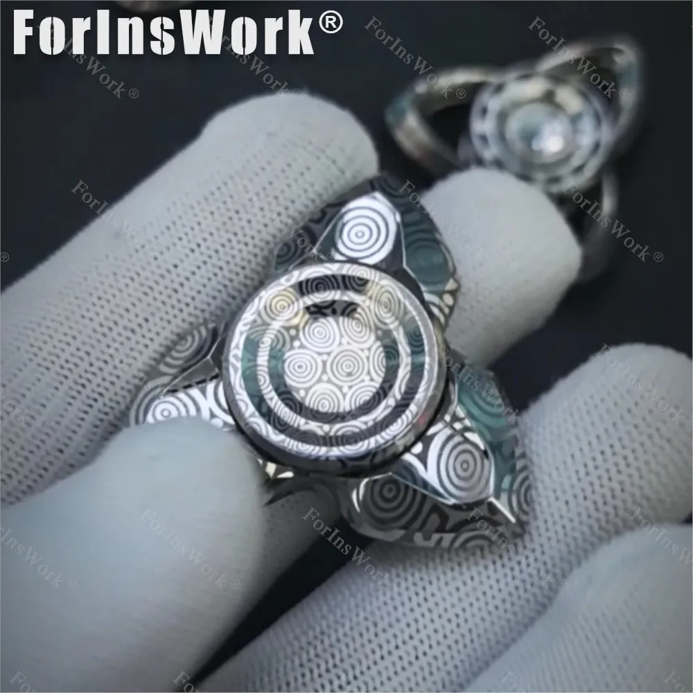 نوفو أباتشي XL السويدية دمشق الصلب قطرها 55 مللي متر تململ سبينر اليد سبينر Antiestress Ansiedad