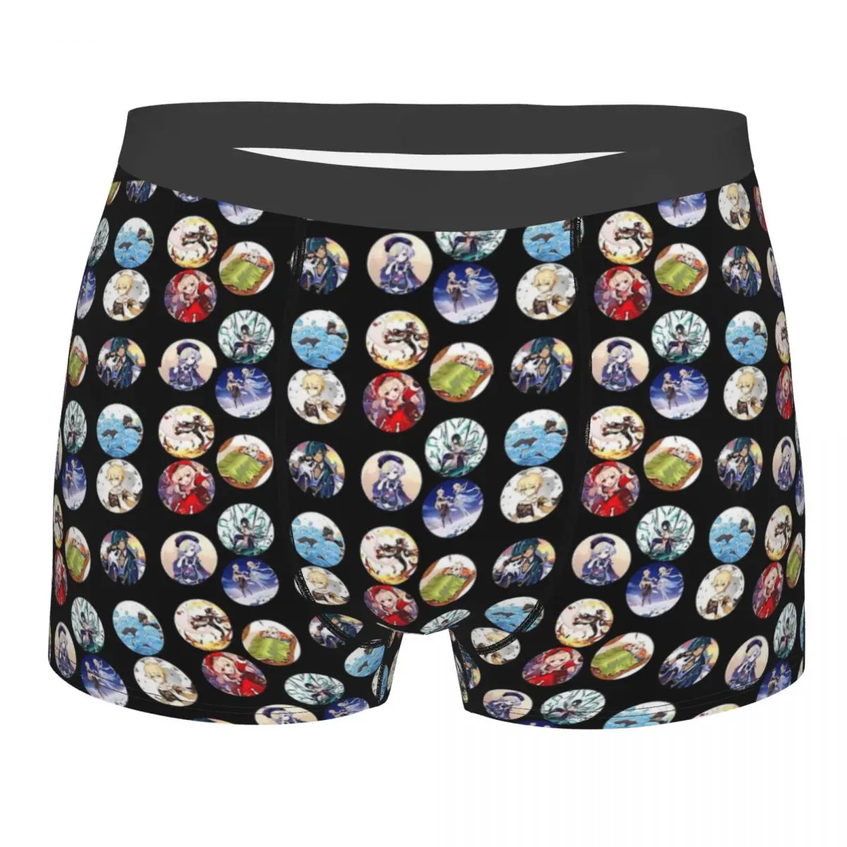 

Genshin Impact Sticker Set Man's Boxer Briefs Underpants Highly Breathable High Quality Birthday Gifts