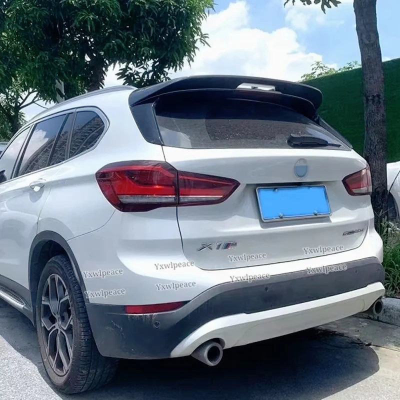 

For BMW X1 F48 2017 2018 2019 2020 2021 Spoiler ABS Primer Color Rear Trunk Lip Rear Roof Spoiler Wing Car Accessories