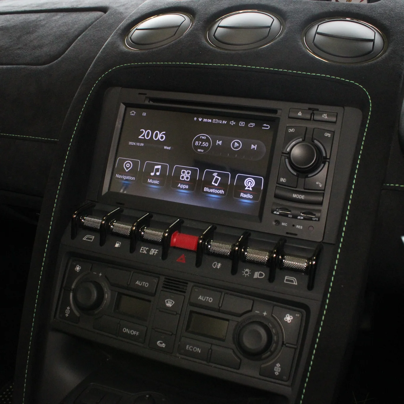 

Autoradio 7inch touch screen for Lamborghini Gallardo radio CarPlay head unit GPS navigation multimedia player 2din DVD Spotify