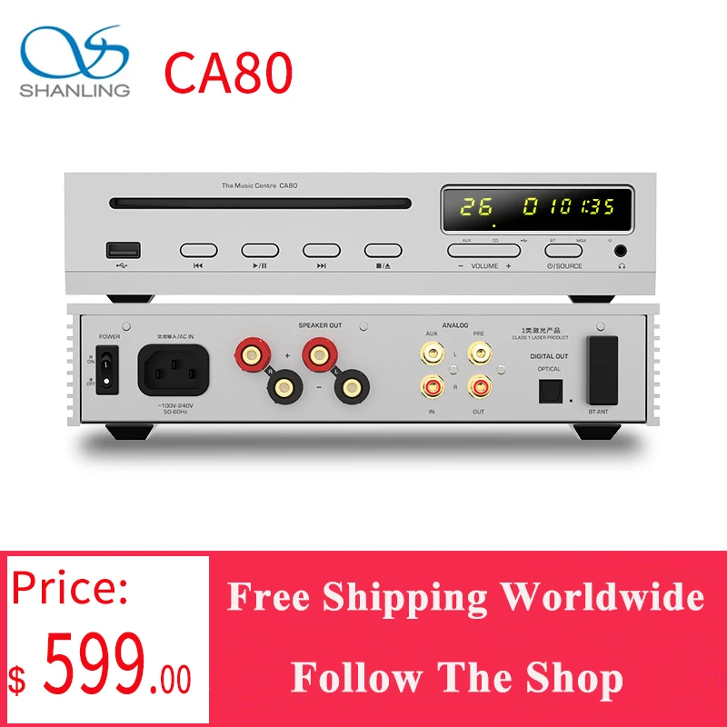 SHANLING CA80: A Análise Completa de um Player de CD de Alta Resolução com Suporte MQA e Bluetooth