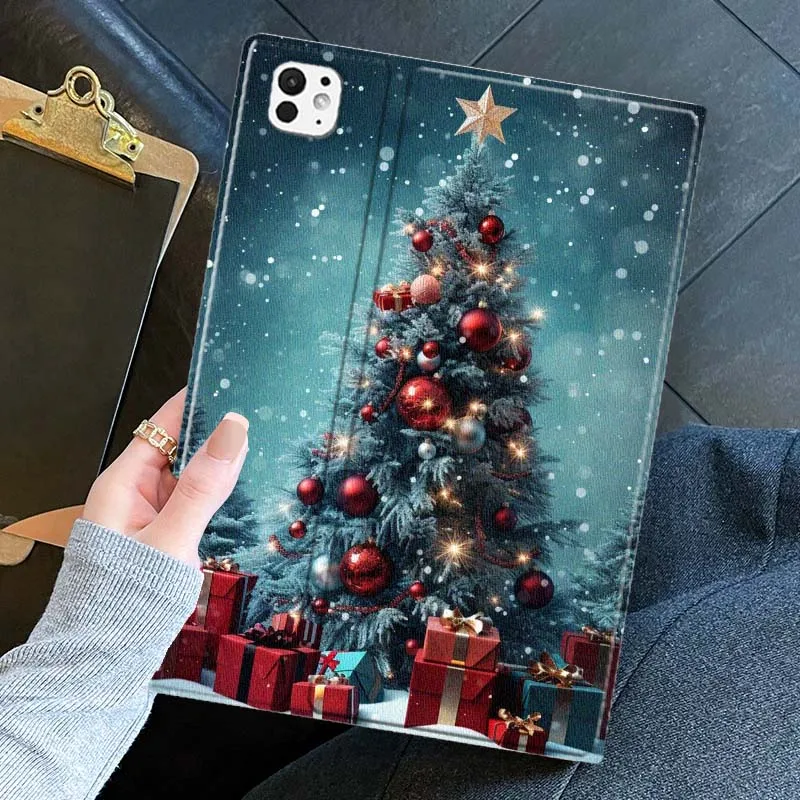 

Artistic Christmas Tree For iPad Pro Air mini 7 6 5 4 11th 10th 7th 6th 5th 13 12.9 11 10.9 10.5 10.2 Inch Tablet Case