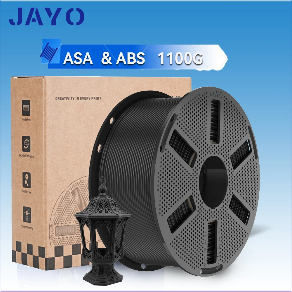 JAYO 1000G ABS/ASA Filament 3D 1,75 mm Mocny i Wytrzymały Filament do Drukarek 3D Idealny do Prototypów Funkcjonalnych i Mechanicznych — zdjęcie produktu 2