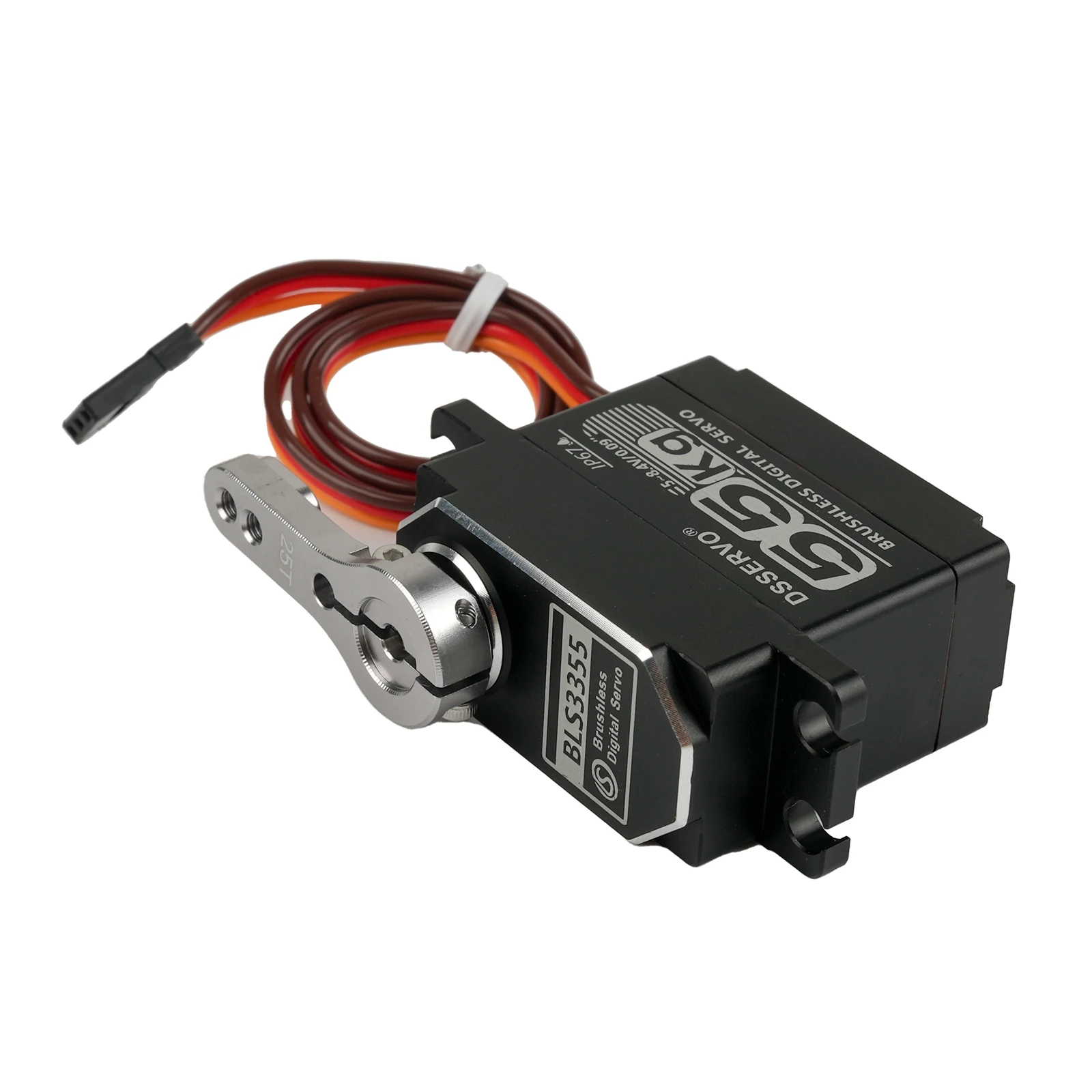 

Цифровой сервопривод BLS3355 55 кг с высоким крутящим моментом, бесщеточный двигатель, полностью металлические шестерни, водонепроницаемость IP67, 8.4В, стальные шестерни для радиоуправляемых машин, краулеров, роботов
