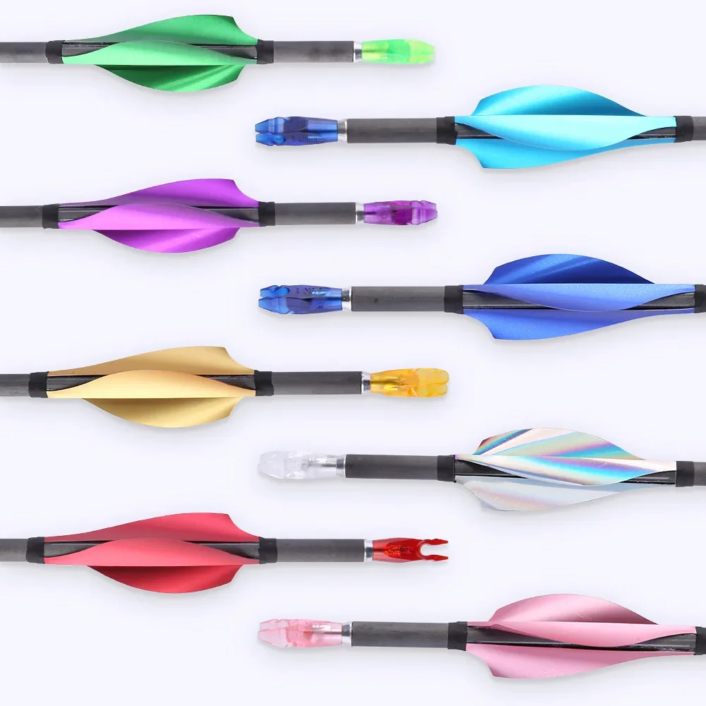 

50pcs BICASTER 1.75inch Archery Spin Vanes RH Arrow Vanes Archery Vanes shooting Accessories