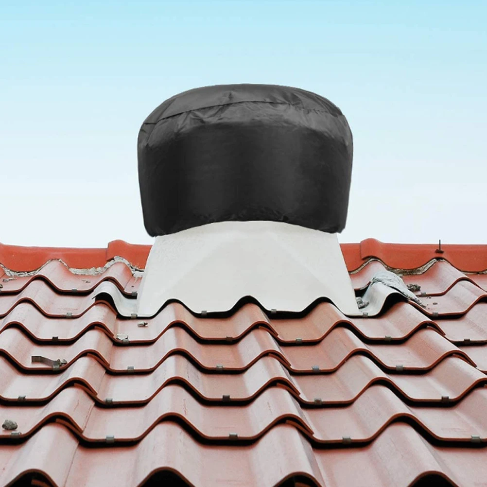 

1pcs Waterproof Dustproof Turbine Vent Cover Roof Ventilator Protective Cap Windproof Durable Cover For Home Roof Vents Exterior