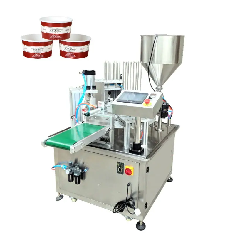 Cup Sealing Packaging Machine Automatic Container Capping Equipment For Medical Sample Cup Production