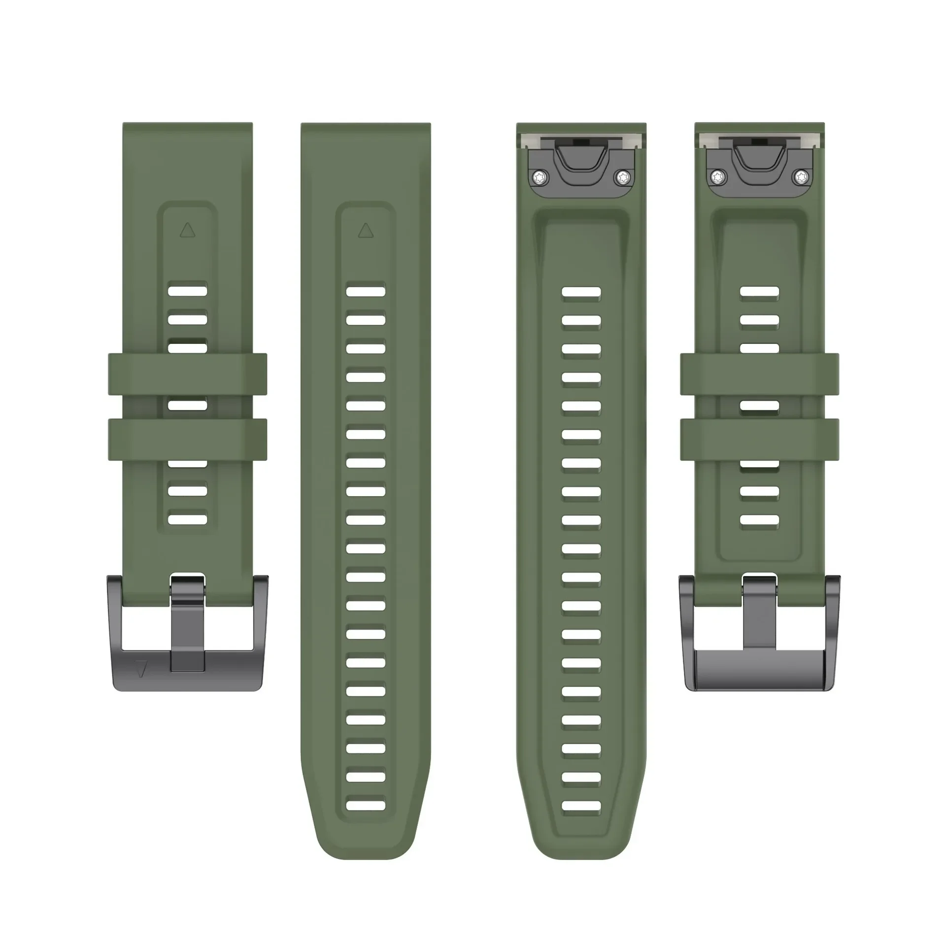 Quick-Fit-Silikonarmband in den Größen 26 mm, 22 mm und 20 mm für Garmin Tactix 8/Fenix 9 8 51 mm 47 mm 43 mm, Garmin Enduro3/Fenix 9 Pro/7S/E/7X. – Detail 9